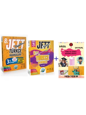 ÜNLÜLER KARMASI 8. SINIF JETT TÜRKÇE FASİKÜLLERİ + DENEME