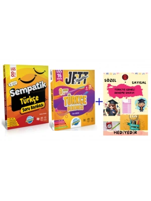 ÜNLÜLER KARMASI 8.Sınıf Sempatik Türkçe Soru Bankası + Deneme