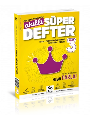 MODEL EĞİTİM YAYINLARI 3. Sınıf Akıllı Süper Defter Tüm Dersler