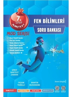 NARTEST 7. Sınıf Mod Fen Bilimleri Soru Bankası