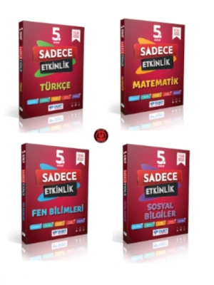 Yanıt Yayınları 5.Sınıf Sadece Etkinlik Türkçe - Matematik - Fen Bilimleri  - Sosyal bilgiler