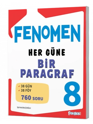 Fenomen Yayıncılık LGS 8. Sınıf Her Güne Bir Paragraf Soru Bankası