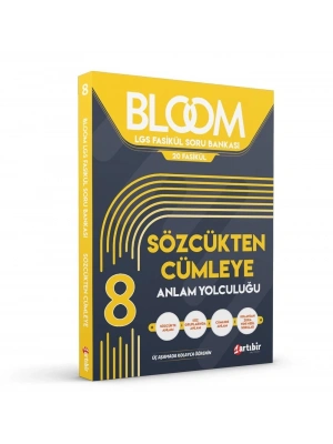 ARTIBİR YAYINLARI 8 SINIF SÖZCÜKTEN CÜMLEYE ANLAM YOLCULUĞU 20 LGS FASİKÜL SORU BANKASI