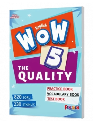 Fenomen Yayıncılık 5. Sınıf WOW PRACTICE BOOK + WORKBOOK + TEST BOOK