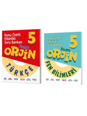 FENOMEN YAYINCILIK 5.SINIF ORJİN TÜRKÇE - FEN BİLİMLERİ KONU ÖZETLİ ETKİNLİKLİ SORU BANKASI