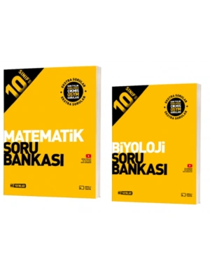 HIZ YAYINLARI 10. SINIF MATEMATİK - BİYOLOJİ SORU BANKASI