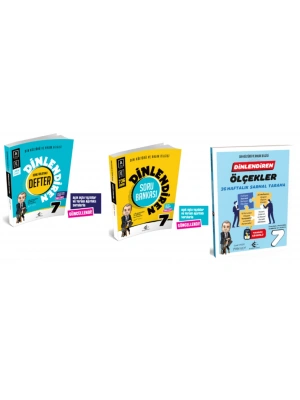 ARI YAYINCILIK 7. Sınıf Dinlendiren Defter - Soru Bankası ve Ölçekler 36 Haftalık Sarmal Tarama