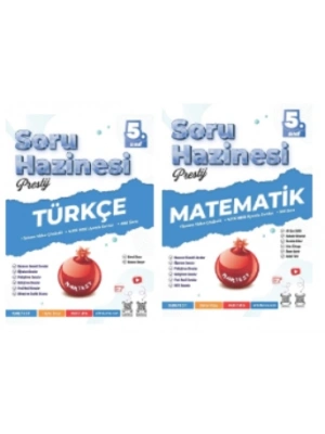 NARTEST YAYINLARI 5.SINIF PRESTİJ TÜRKÇE - MATEMATİK SORU HAZİNESİ