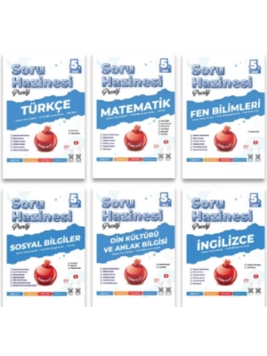 NARTEST YAYINLARI 5.SINIF PRESTİJ TÜRKÇE - MATEMATİK - FEN BİLİMLERİ - SOSYAL BİLGİLER -DİN KÜLTÜRÜ - İNGİLİZCE SORU HAZİNESİ