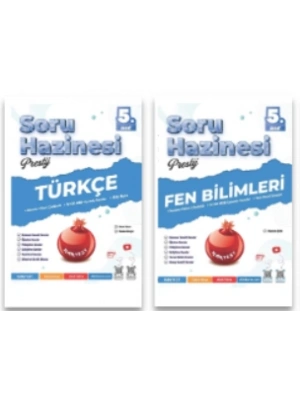 NARTEST YAYINLARI 5.SINIF PRESTİJ TÜRKÇE - FEN BİLİMLERİ SORU HAZİNESİ