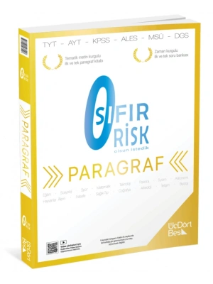 ÜÇDÖRTBEŞ YAYINLARI Paragraf Sıfır Risk