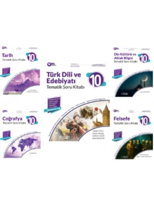 PALME YAYINEVİ 10.SINIF JOKER SÖZEL DERSLER TEMATİK SORU BANKASI