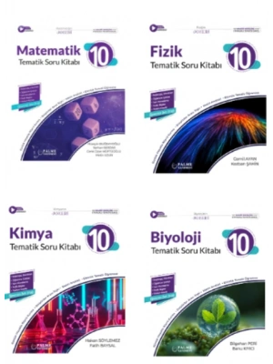 PALME YAYINEVİ 10.SINIF JOKER SAYISAL DERSLER TEMATİK SORU BANKASI