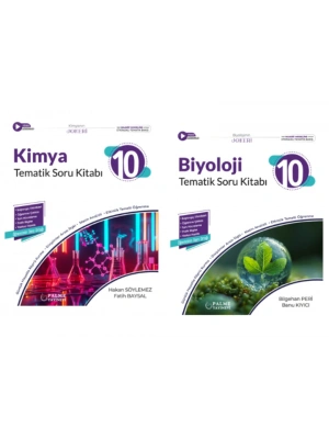 PALME YAYINEVİ 10.SINIF JOKER KİMYA - BİYOLOJİ TEMATİK SORU BANKASI