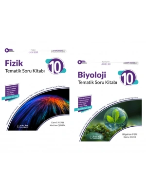 PALME YAYINEVİ 10.SINIF JOKER FİZİK - BİYOLOJİ TEMATİK SORU BANKASI
