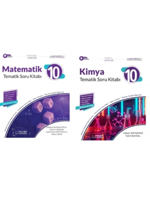 PALME YAYINEVİ 10.SINIF JOKER MATEMATİK - KİMYA TEMATİK SORU BANKASI