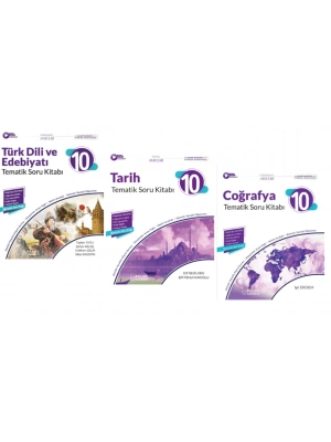 PALME YAYINEVİ 10.SINIF JOKER EDEBİYAT - TARİH - COĞRAFYA TEMATİK SORU BANKASI
