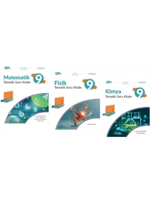 PALME YAYINEVİ 9.SINIF JOKER MATEMATİK - FİZİK - KİMYA  TEMATİK SORU BANKASI
