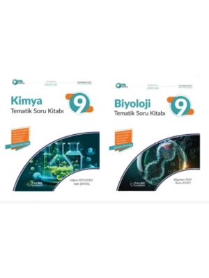 PALME YAYINEVİ 9.SINIF JOKER  KİMYA - BİYOLOJİ TEMATİK SORU BANKASI