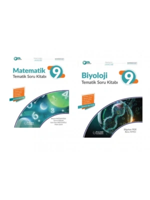 PALME YAYINEVİ 9.SINIF JOKER MATEMATİK - BİYOLOJİ TEMATİK SORU BANKASI