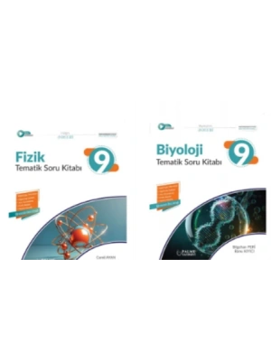 PALME YAYINEVİ 9.SINIF JOKER FİZİK - BİYOLOJİ TEMATİK SORU BANKASI