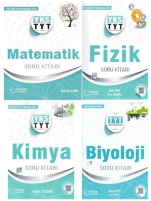 PALME YAYINEVİ TYT MATEMATİK - FİZİK - KİMYA - BİYOLOJİ SORU KİTABI