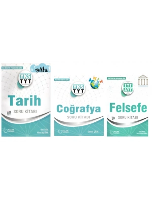 PALME YAYINEVİ TYT TARİH - COĞRAFYA - FELSEFE SORU KİTABI