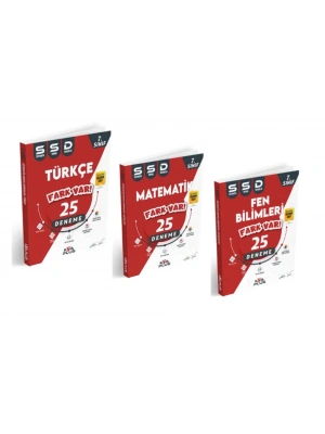 KORAY VAROL YAYINLARI 7.SINIF TÜRKÇE - MATEMATİK - FEN BİLİMLERİ 25Lİ DENEME