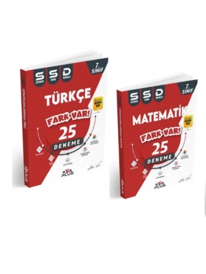 KORAY VAROL YAYINLARI 7.SINIF TÜRKÇE - MATEMATİK  25Lİ DENEME
