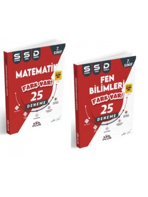 KORAY VAROL YAYINLARI 7.SINIF MATEMATİK - FEN BİLİMLERİ 25Lİ DENEME