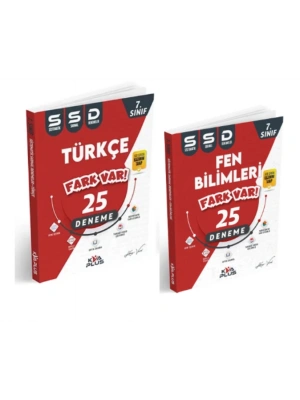 KORAY VAROL YAYINLARI 7.SINIF TÜRKÇE - FEN BİLİMLERİ 25Lİ DENEME