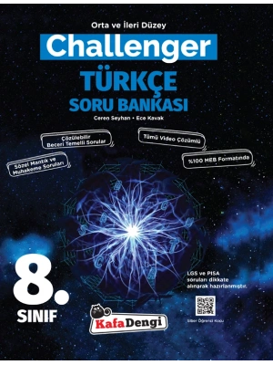 Kafa Dengi Yayınları 8. Sınıf Challenger Türkçe Soru Bankası