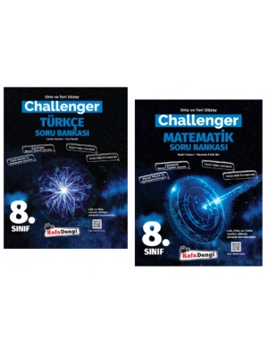 Kafa Dengi Yayınları 8. Sınıf Challenger TÜRKÇE - MATEMATİK Soru Bankası
