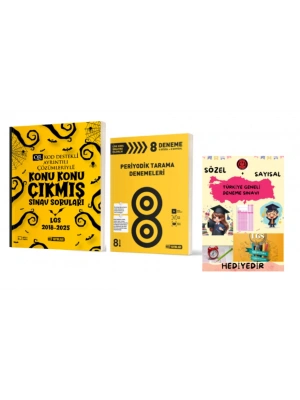 HIZ YAYINLARI 8. SINIF KONU KONU ÇIKMIŞ SINAV SORULARI - PERİYODİK TARAMA DENEMELERİ ve Hediye