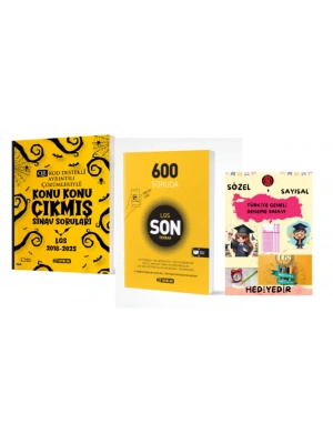 HIZ YAYINLARI 8. SINIF KONU KONU ÇIKMIŞ SINAV SORULARI - 600 SORUDA LGS SON TEKRAR ve Hediye
