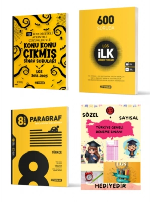 HIZ YAYINLARI 8. SINIF KONU KONU ÇIKMIŞ SINAV SORULARI - İLK DÖNEM TEKRARI - PARAGRAF SORU BANKASI ve Hediye