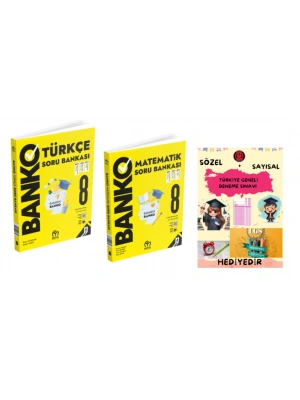 MODEL EĞİTİM YAYINLARI 8. Sınıf Banko Türkçe Matematik Soru Bankası