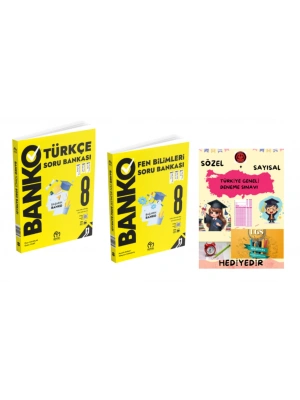 MODEL EĞİTİM YAYINLARI 8. Sınıf Banko Türkçe Fen Bilimleri Soru Bankası