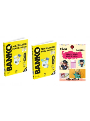MODEL EĞİTİM YAYINLARI 8. Sınıf Banko Matematik Fen Bilimleri Soru Bankası
