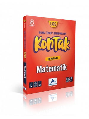 PARAF YAYINLARI 8. Sınıf Kontak Matematik Konu Takip Denemeleri