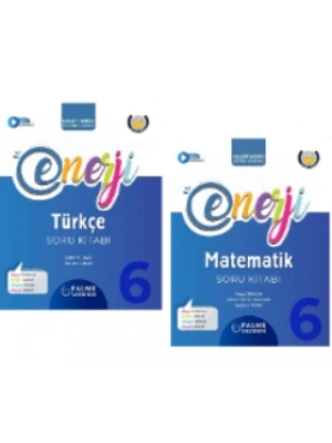 PALME YAYINEVİ 6.SINIF ENERJİ TÜRKÇE - MATEMATİK SORU KİTABI
