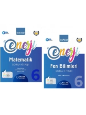PALME YAYINEVİ 6.SINIF ENERJİ MATEMATİK- FEN BİLİMLERİ SORU KİTABI