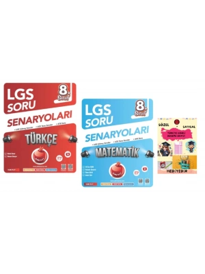 NARTEST YAYINLARI 8.SINIF LGS SORU SENARYOLARI TÜRKÇE - MATEMATİK - LGS ÇIKMIŞ VE BENZER SORULAR - HEDİYE DENEME SINAVI
