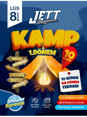 ÜNLÜLER KARMASI 8.Sınıf 1.Dönem Jett Kamp