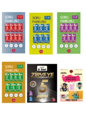 NEWTON YAYINLARI 8.SINIF LGS SORU PARKURU TÜRKÇE - MATEMATİK - FEN BİLİMLERİ - T.C İNKILAP TARİHİ FASİKÜL SET - LGS ZİRVEYE 5 ADIM