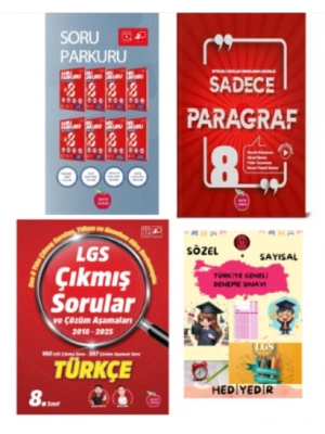 NEWTON YAYINLARI 8.SINIF LGS SORU PARKURU TÜRKÇE - PARAGRAF SORU BANKASI - 2018 - 2025 LGS ÇIKMIŞ SORULAR