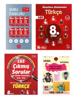 NEWTON YAYINLARI 8.SINIF LGS SORU PARKURU TÜRKÇE - YILLIK 16 SÜREÇ DEĞERLENDİRME - 2018 - 2025 LGS ÇIKMIŞ SORULAR