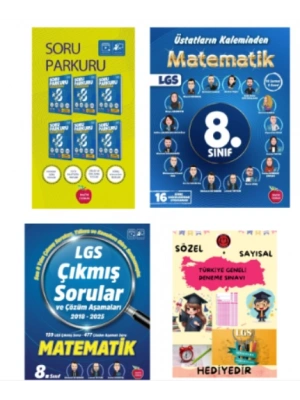 NEWTON YAYINLARI 8.SINIF LGS SORU PARKURU MATEMATİK - YILLIK 16 SÜREÇ DEĞERLENDİRME - 2018 - 2025 LGS ÇIKMIŞ SORULAR