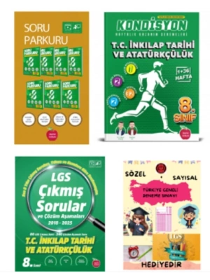 NEWTON YAYINLARI 8.SINIF LGS SORU PARKURU T.C İNKILAP TARİHİ - KONDİSYON HAFTALIK DENEME - 2018 - 2025 LGS ÇIKMIŞ SORULAR