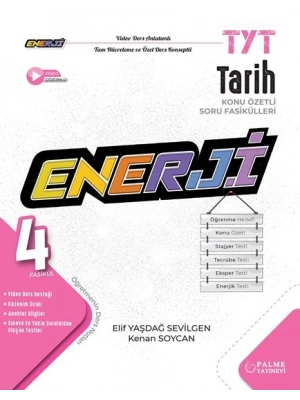 PALME YAYINLARI TYT ENERJİ TARİH KONU ÖZETLİ SORU FASİKÜLLERİ (4 FASİKÜL)